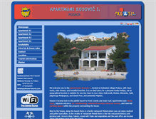 Tablet Screenshot of apartmani-kosovic.com